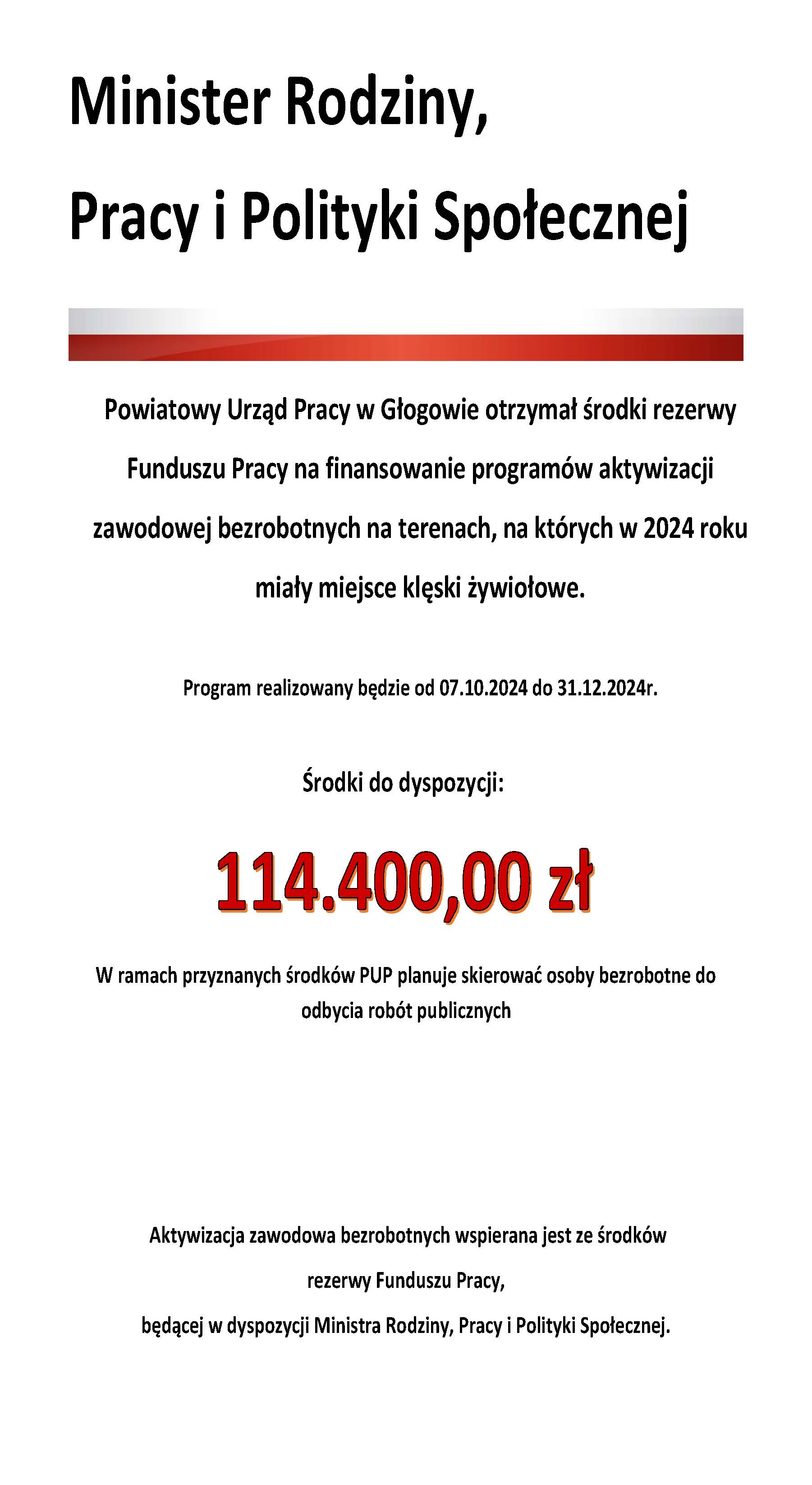 Plakat klęska 2024