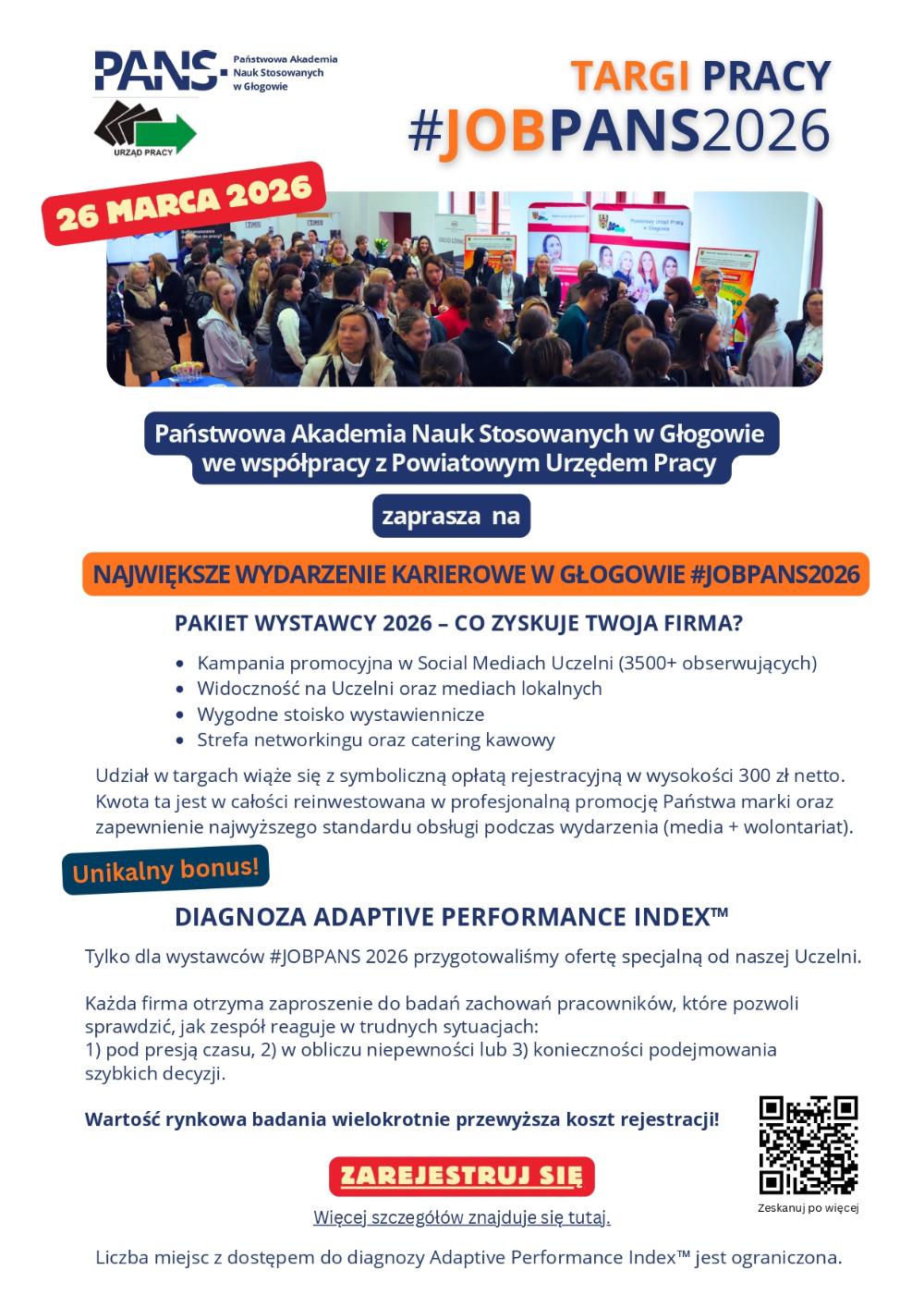 informacje dotyczące Targów pracy #JOBPANS2026 dołączono również w postacji pdf