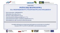 Obrazek dla: Pożyczka Rozwojowa dla przedsiębiorstw z województwa dolnośląskiego