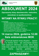 Zdjęcie artykułu Absolwent 2024 - spotkanie/show 14 marca 2024 r.